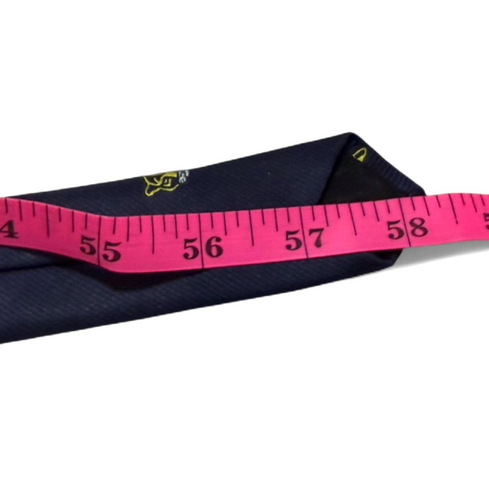Rahr & Rahr Collection-Navy-Panther Print Mens Tie-Made in USA-Collegiate-2000s - Picture 7 of 7